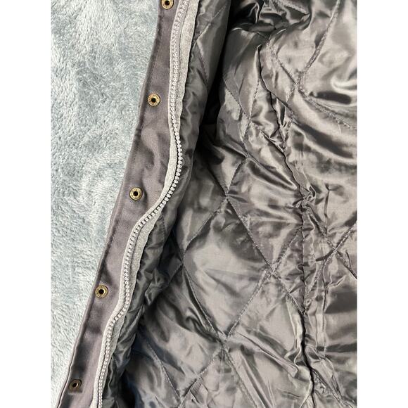 Dickies Sherpa Lined Hooded Work Jacket Gray Size Large L 42-44 Excellent - Picture 4 of 12